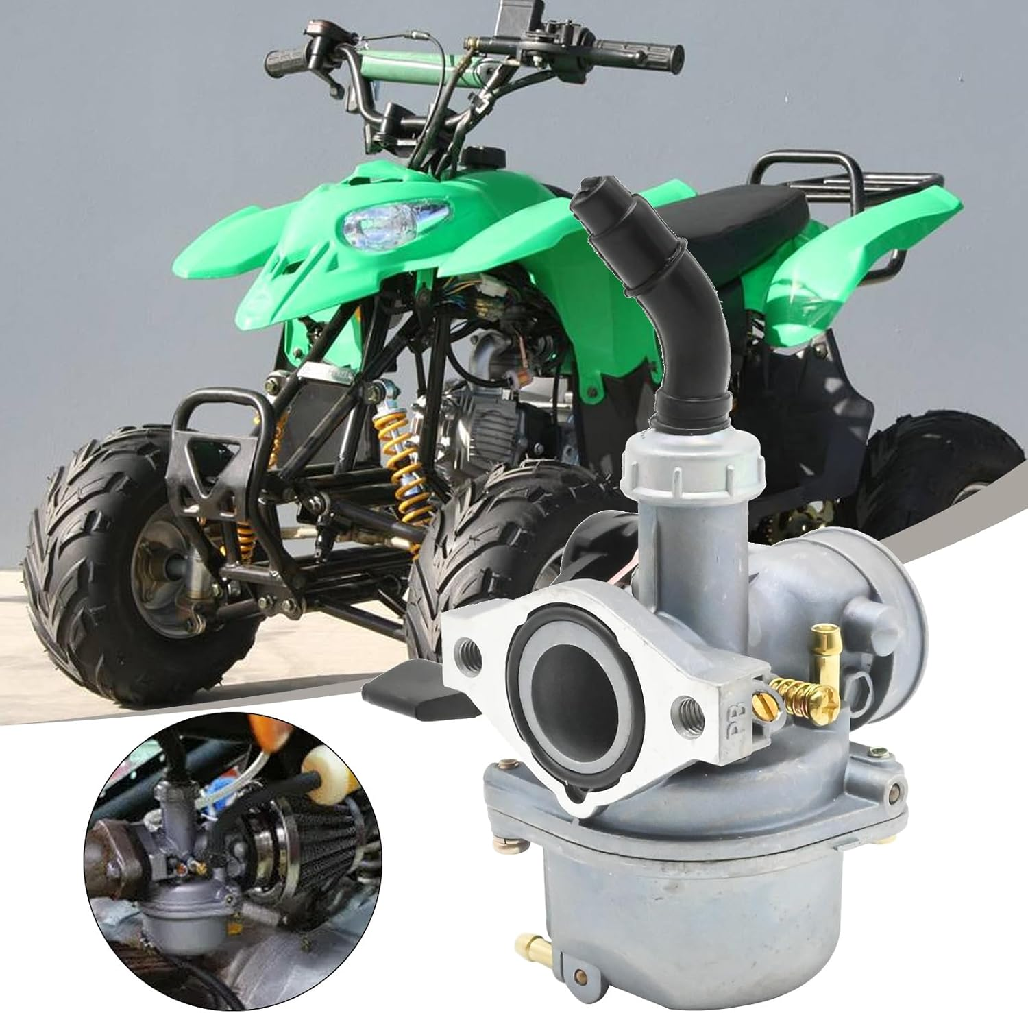 SYOWADA 19Mm Carburetor Tune up Kit, Replacement for Vehicles with 50CC 70CC 90CC 110CC 125CC ATV Dirt Bike Go Kart Engines image number 5