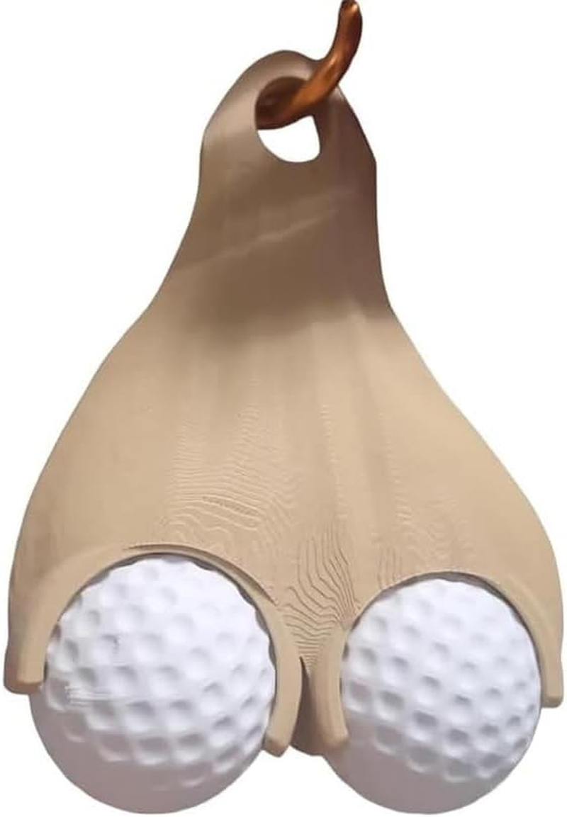 1 Pcs Funny Golf Ball Holder, Golf Ball Storage Holder Novelty Golf Ball Holder Accessories, Portable Golf Ball Carrier Holder Golfers and Golf Lovers, for Golfer Golf Sports Tool Accessories Unisex