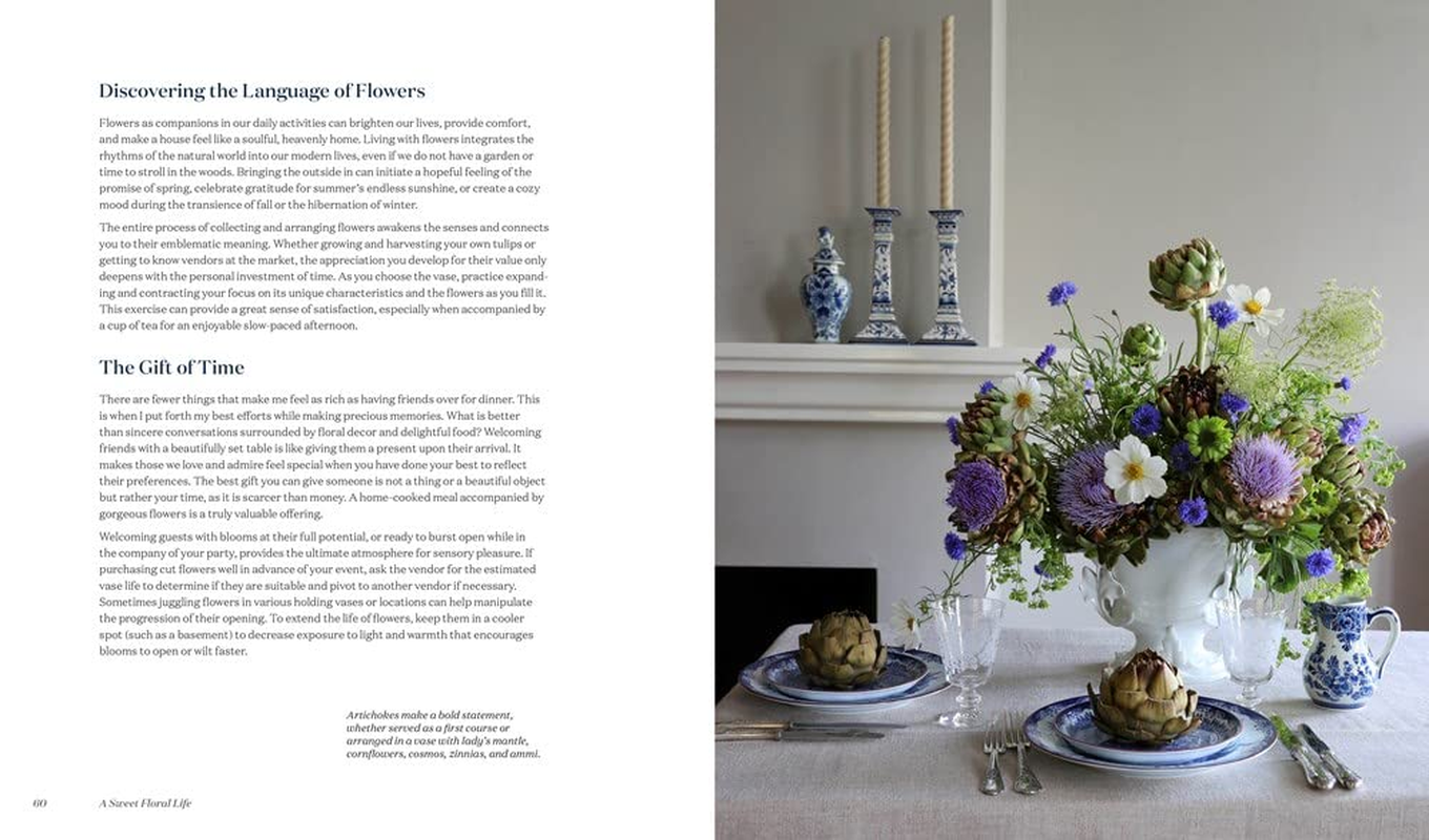 A Sweet Floral Life: Romantic Arrangements for Fresh and Sugar Flowers [A Floral D&eacute;cor Book] image number 2