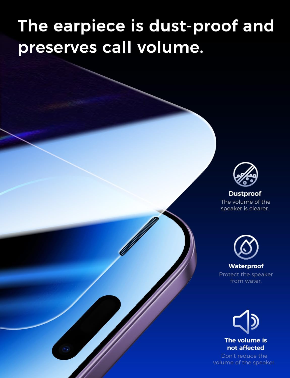 MAGIC JOHN 2 Pack for Iphone 14 Pro 6.1 Inch Tempered Glass Screen Protector, Auto Dust-Elimination Installation, Bubble Free, Dynamic Island Compatible, HD Clear, Easy Installation image number 1