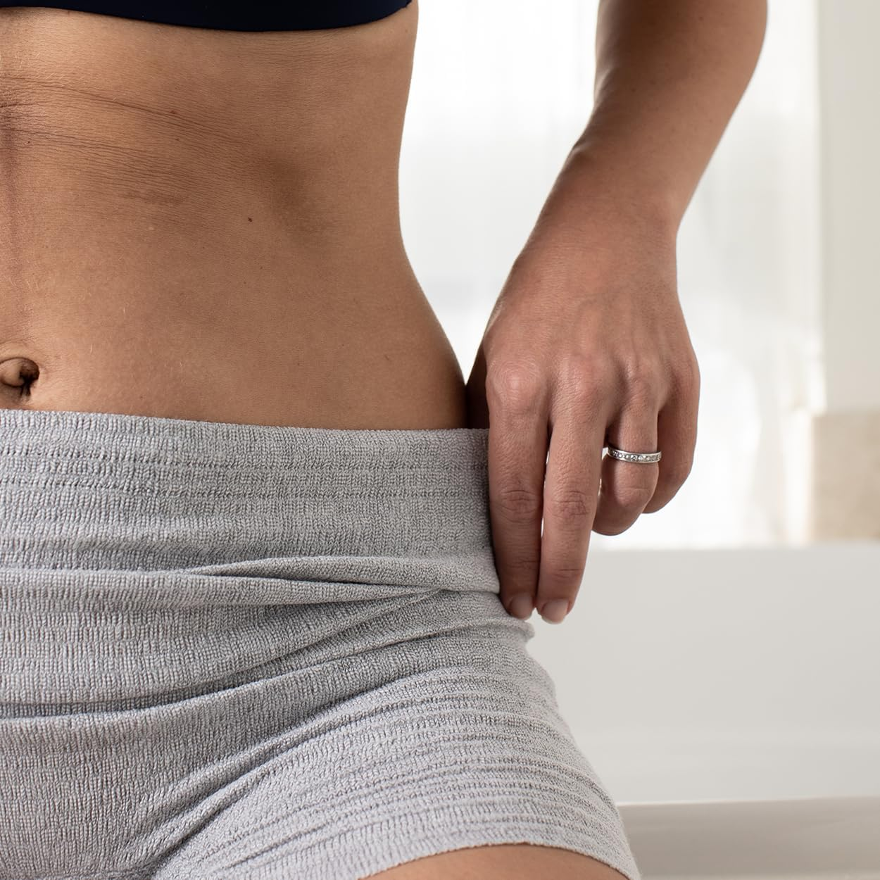 Frida Mom Disposable Boyshort Postpartum Underwear, Grey image number 4