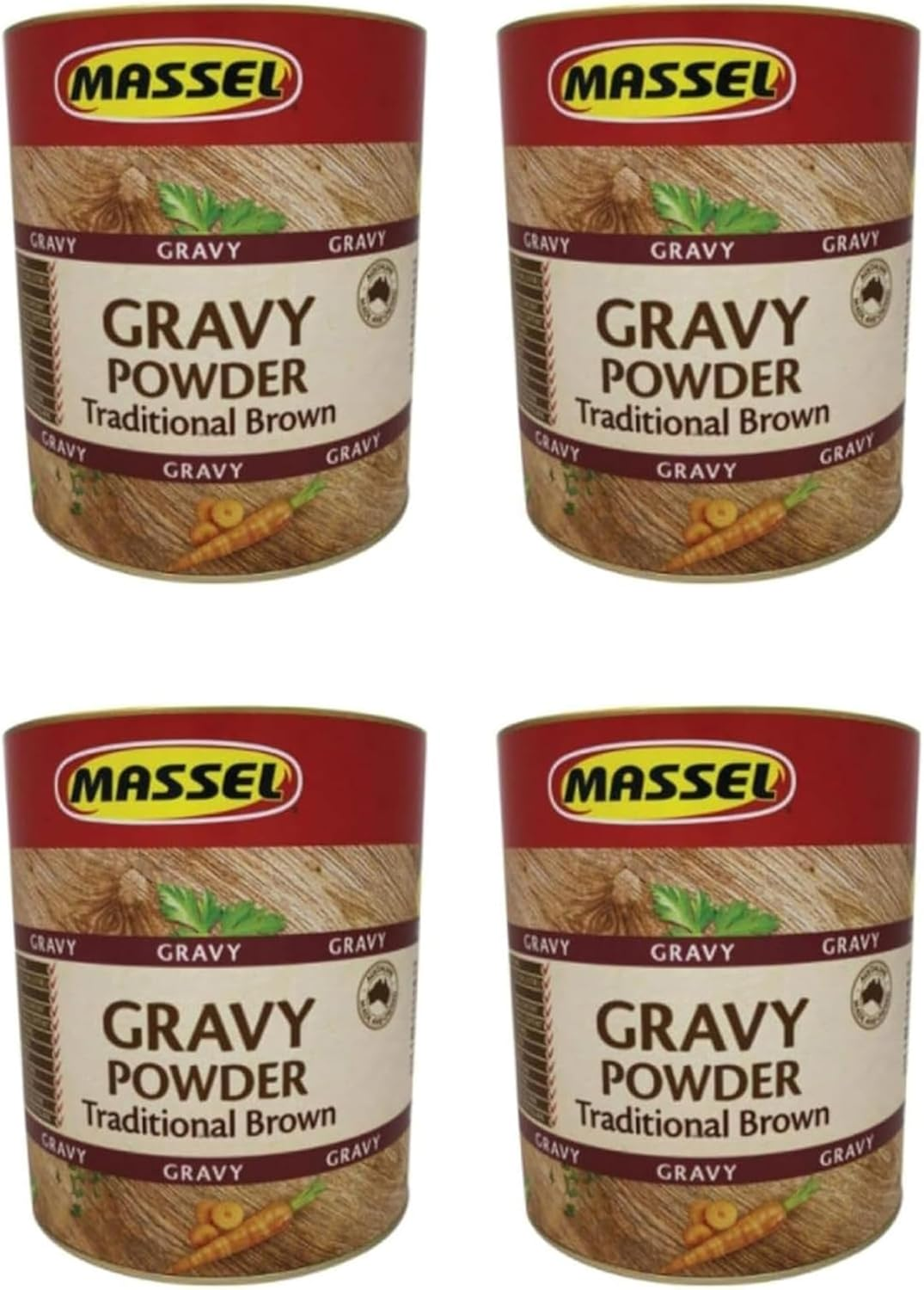 Massel Supreme Demi Glace Gravy Powder/Premium Rich Gravy Mix - 4 X 1.5Kg Canister Bulk Pack|Plant Based, Low FODMAP, Gluten Free, Dairy Free, Trans Fat Free, No Added MSG, Vegan Friendly image number 5