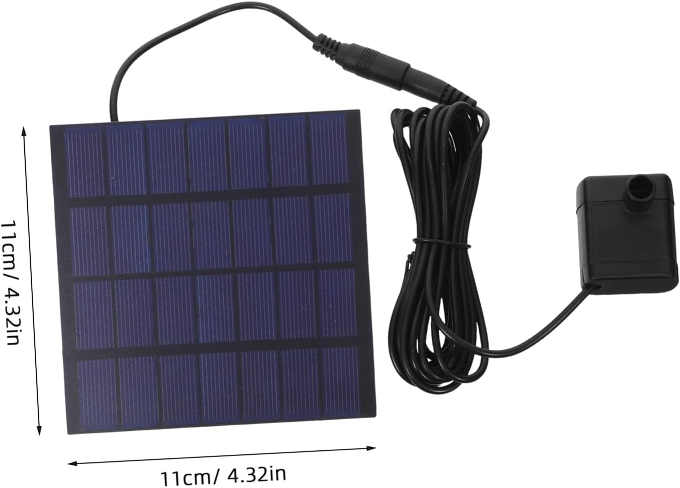 COHEALI Solar-Powered Garden Fountain with Built Pump Solar Panel Water Feature for Patio Easy Installation Outdoor Landscape Waterfall Fountain image number 5