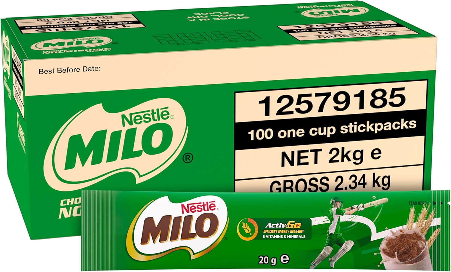 MILO Single Serve Sachet 20G (Pack of 100) image number 3