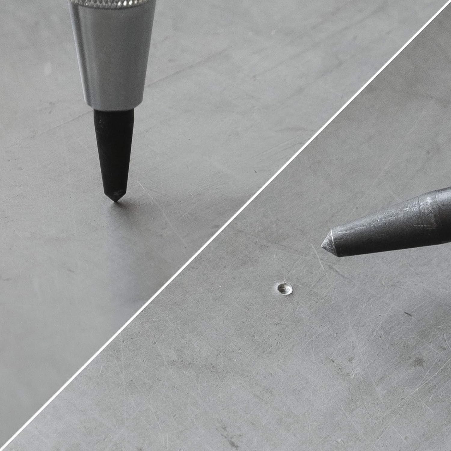 NEIKO 02639A 6-Inch Automatic Center Hole Punch with Adjustable One-Handed Spring Impact, Chrome-Plated Shank, and Premium S2 Steel Tip image number 4