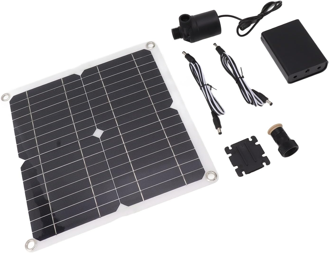 Tnfeeon Solar Kit, ABS Material, 100W Solar Panel, Automatic Control, Ideal for Gardens and DIY Irrigation
