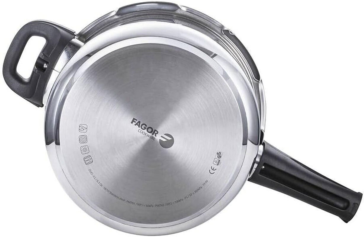 Fagor "Duo" Stainless Steel Pressure Cooker 6L image number 2