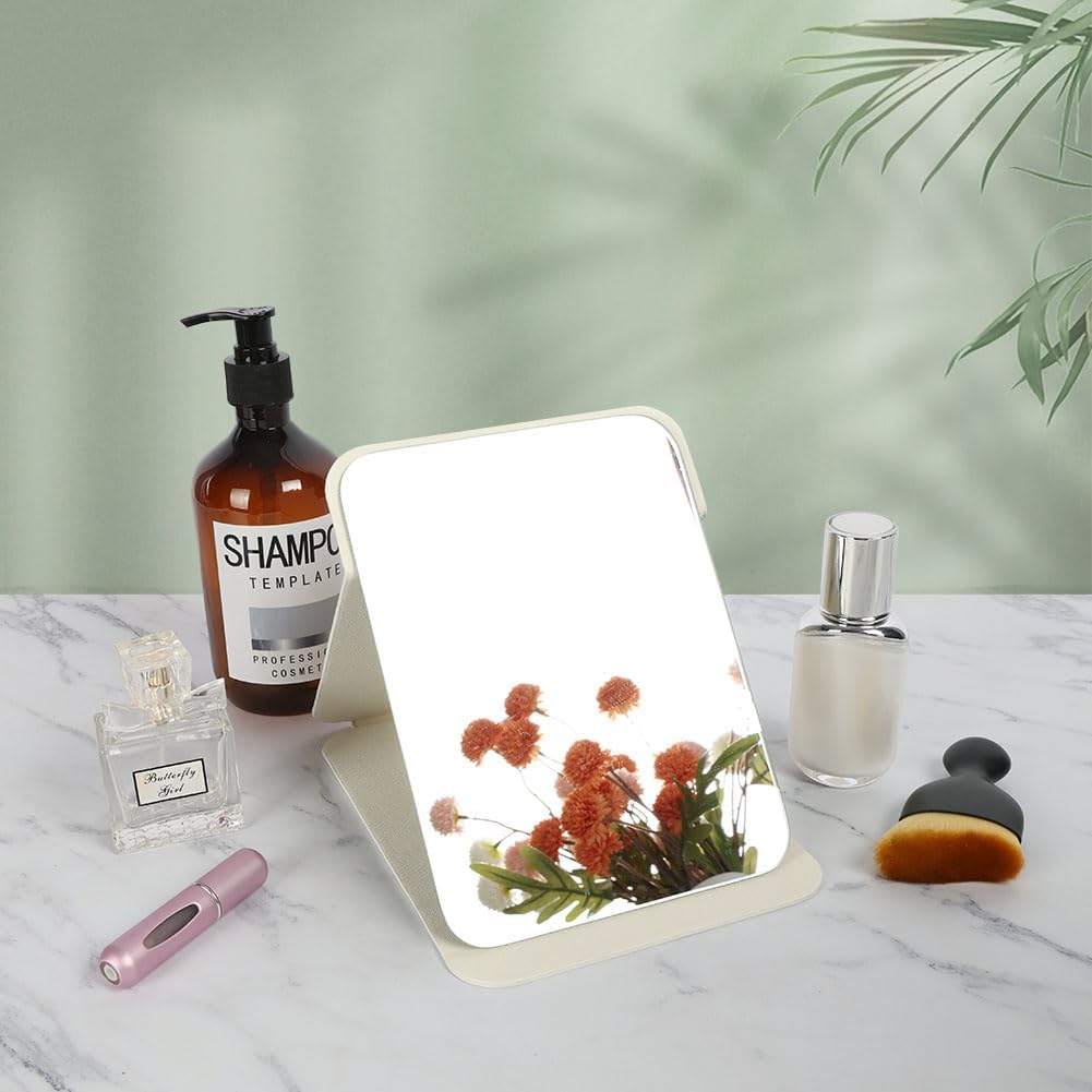 AYESY Foldable Travel Mirror, Portable Cosmetic Mirror, Compact Table Mirror, Small Mirror for Table Top, Handheld, Home and Travel Use, Multiple Adjustable Angle (Large - 25 X 17.5 Cm)