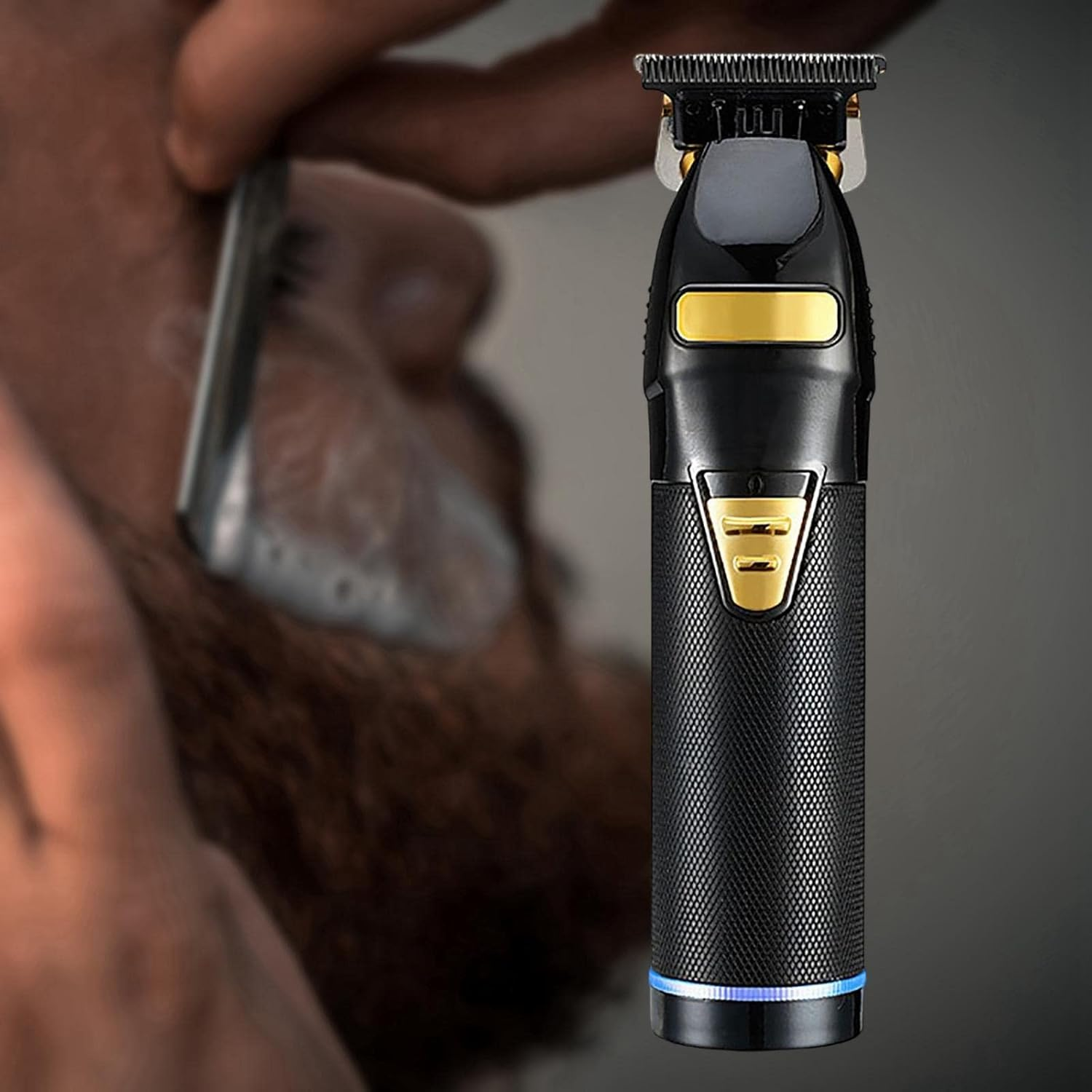 Professional Hair Clipper Trimmer Hair Cutting Kit for Men Hair Cutting Black 4.33X7.68X2.05 In - Gold 4.33X7.68X2.05 In image number 5