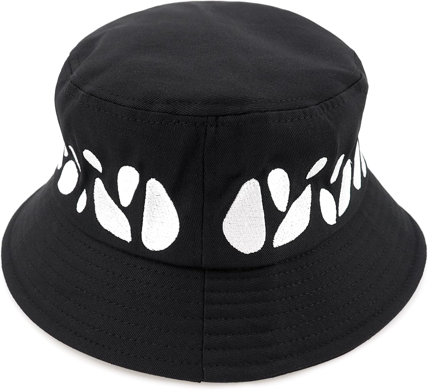 Novel Style Bucket Cosplay Hats Inspired for Men Women Fishing Hat and Summer Protection Hat | 360 Degree Outdoor Beach | UV Protection | Black, Black, One Size image number 1