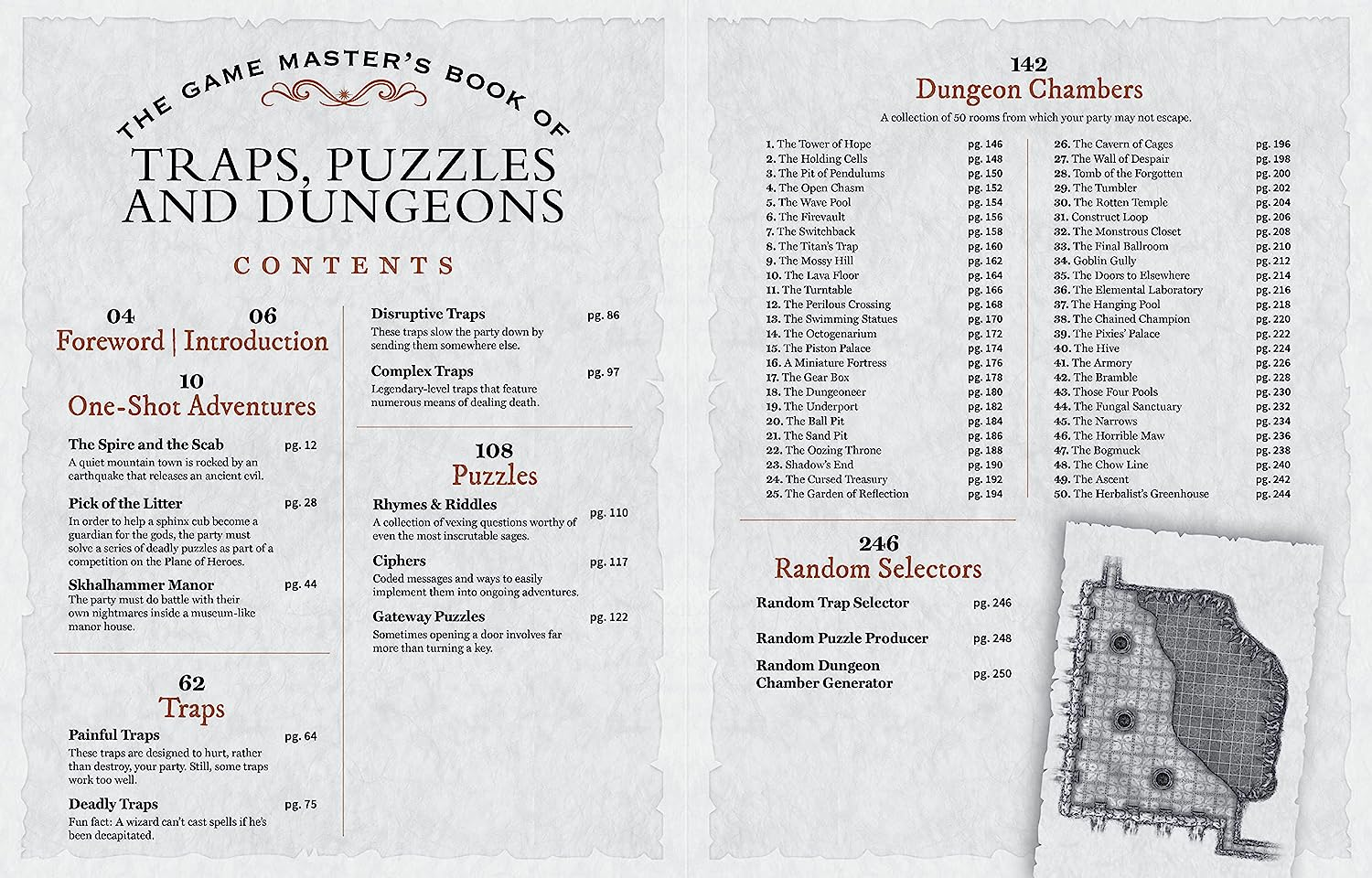 The Game Master'S Book of Traps, Puzzles and Dungeons: a Punishing Collection of Bone-Crunching Contraptions, Brain-Teasing Riddles and ... Locations for 5Th Edition RPG Adventures image number 4