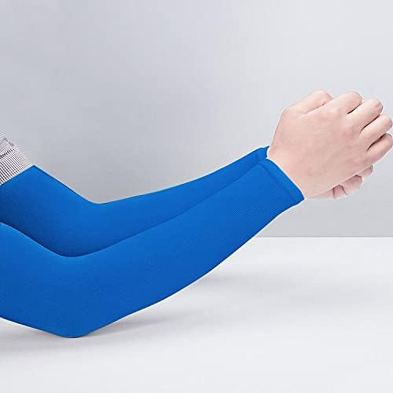 UV Protection Cooling Arm Sleeves - UPF 50 Compression Arm Sleeves for Men/Women/Students for Elbow Brace, Baseball, Basketball, Football, Cycling Sports image number 2