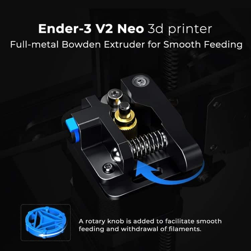 Creality Ender 3 V2 NEO 3D Printer with Cr-Touch Auto-Leveling, Steel PC Bed and 220X220X250Mm Printing Size image number 1