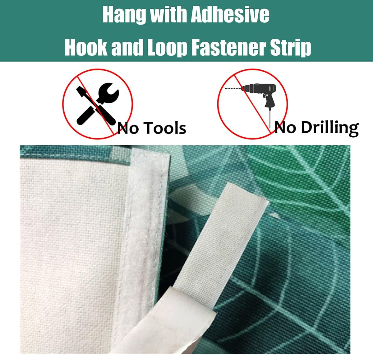 SK Studio Cabinet Curtains for Shelves, Privacy Closet Curtain Dust-Proof Window Shades for Kitchen Storage Room, No Tools No Drill Beige, 39" W X 71" H image number 1