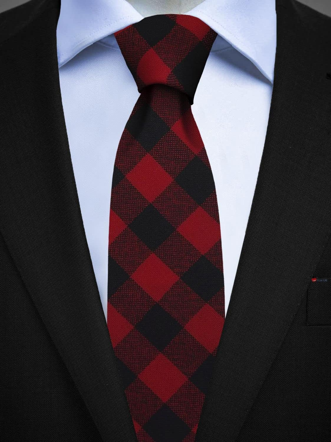Mens All Wool Tie Woven and Made in Scotland in Rob Roy Macgregor Modern Tartan image number 1