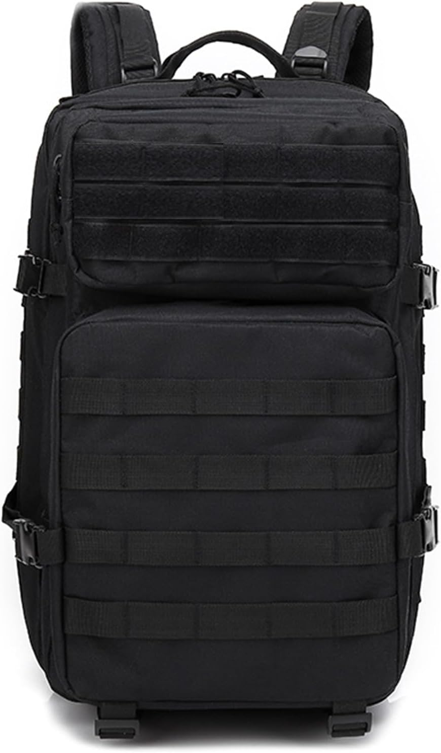 50L Backpack for Men Women Camping Rucksack 3 Day Large Trekking Backpack with Molle System for Hiking Travel Daily Work Outdoors Sports Daypack (Black) image number 1