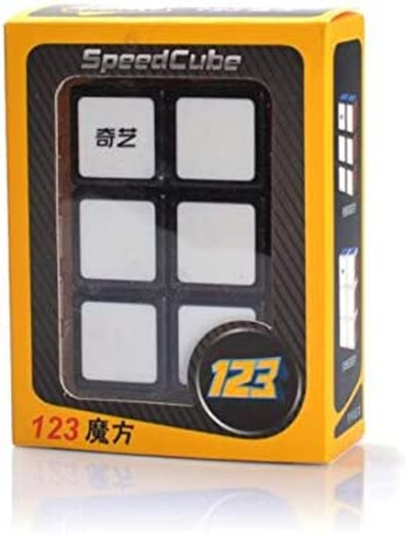 Cuberspeed Qiyi 1X2X3 Cuboid Cube Black Floppy Stickerless Cube 123 Black Titles Version Speed Cube