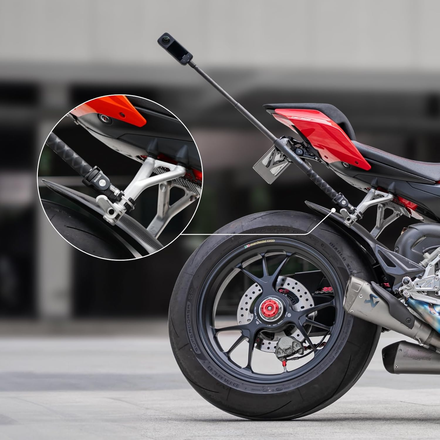 Insta360 Motorcycle U-Bracket 360 Camera Mount image number 4