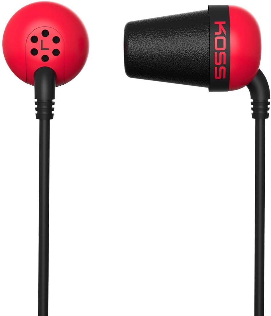 Koss the Plug In-Ear Headphones, Red