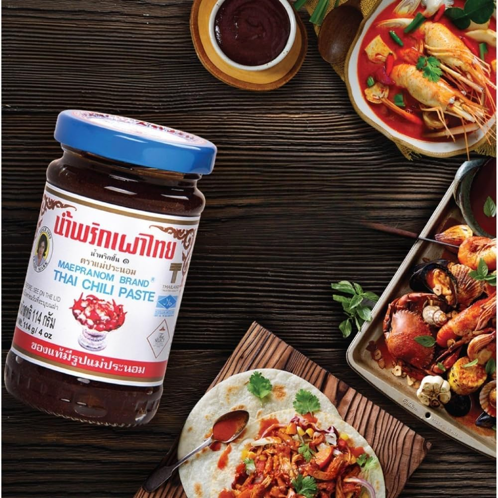 Mae Pranom Thai Chilli Paste Shrimp Flavour 228 G image number 2