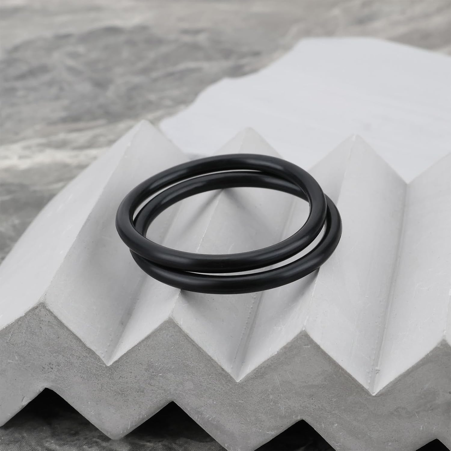 10Pcs O-Ring Seals 43Mm OD 36Mm ID 3.5Mm Width Replacement Part 98066000 Compatible with Hansgrohe Bathtub Drain Black image number 5