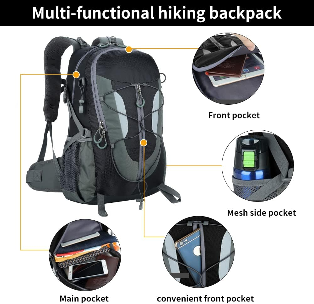 Russel Molly 30L Hiking Bakcpack Water Resistant Travel Backpack Lightweight Small Daypack image number 4