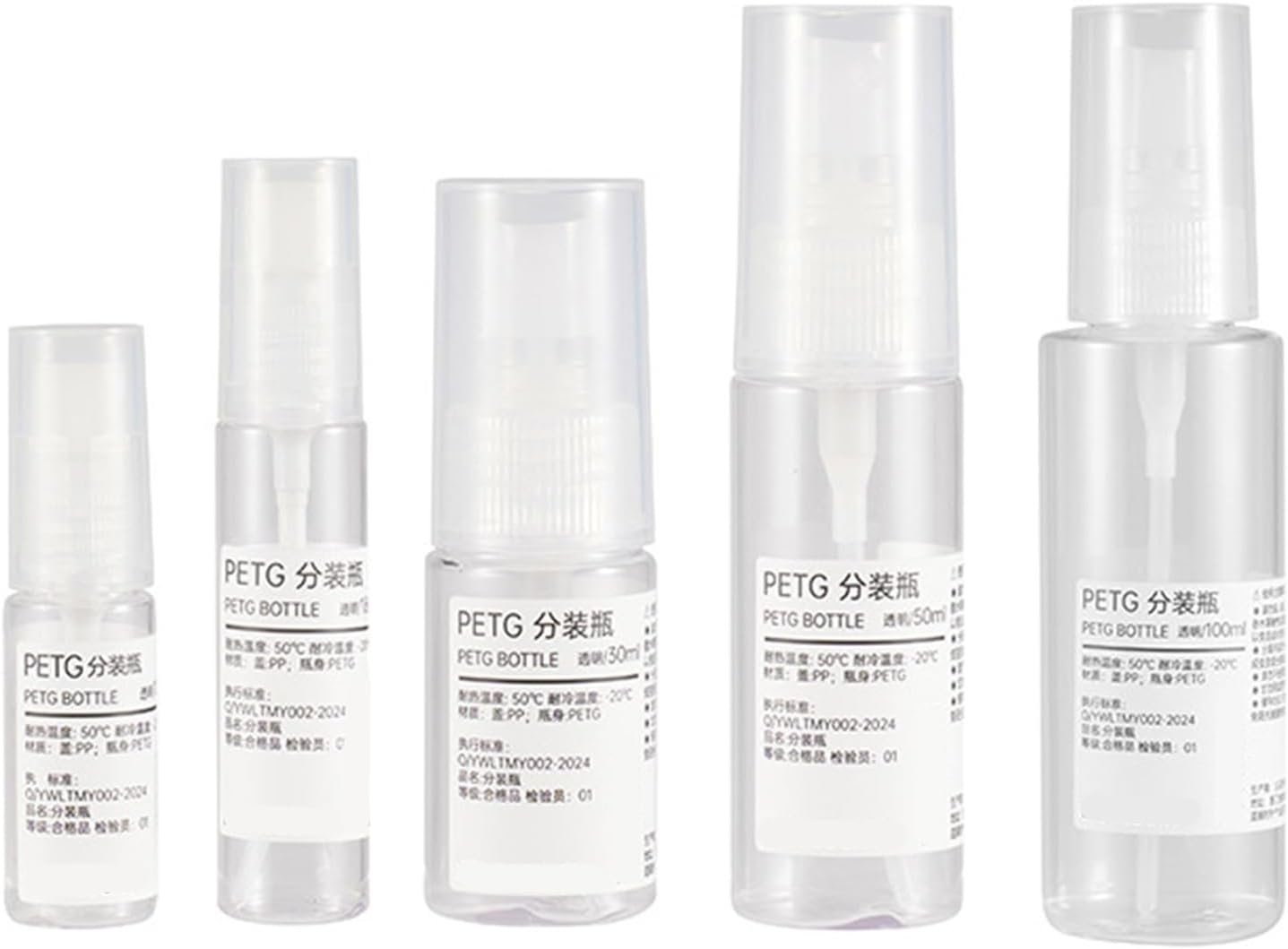 Travel Perfume Bottle Mist Spray Bottle Empty Clear Atomizer Container Portable Perfume Sample Bottle Small Sprayer