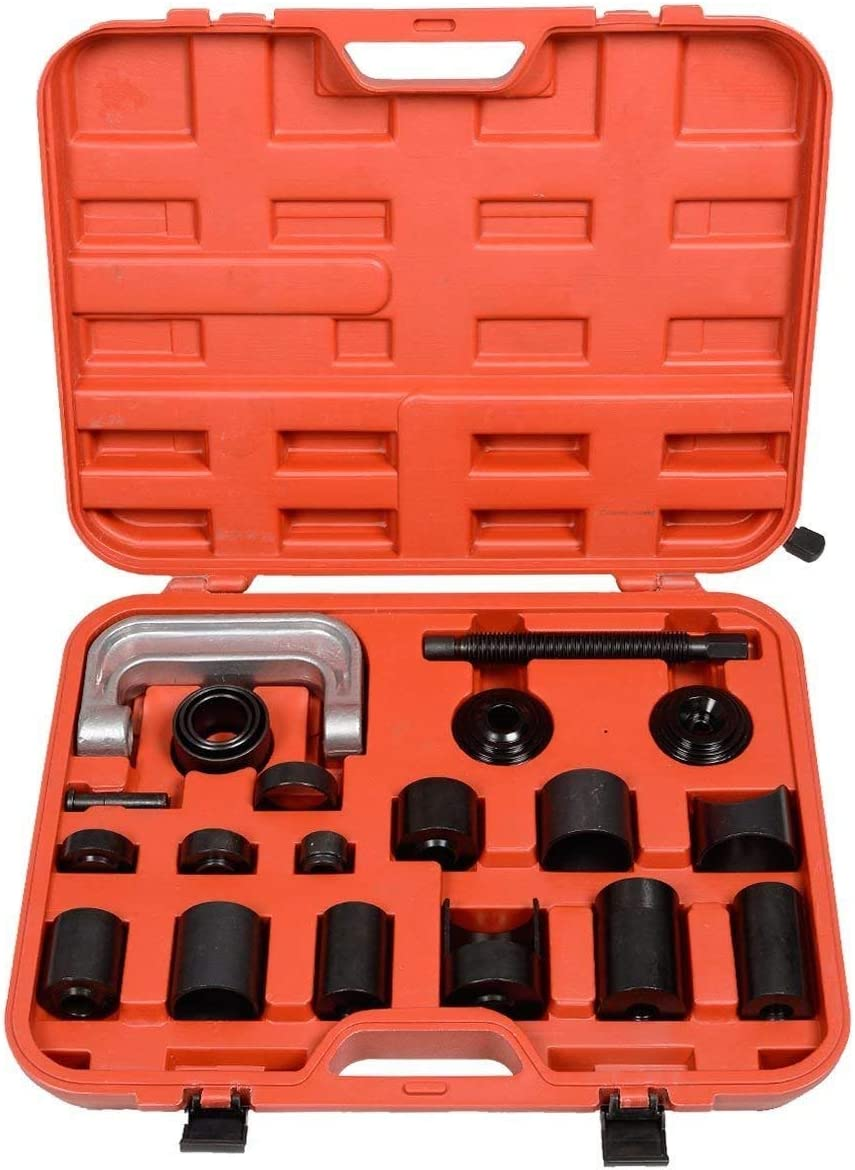 DAYUAN 21PCS Master Ball Joint Press, Ball Joint Service Kit Upper and Lower Ball Joint Removal Tool Set Ball Joints Installs and Removes Designed for 2WD/4WD Vehicle image number 1
