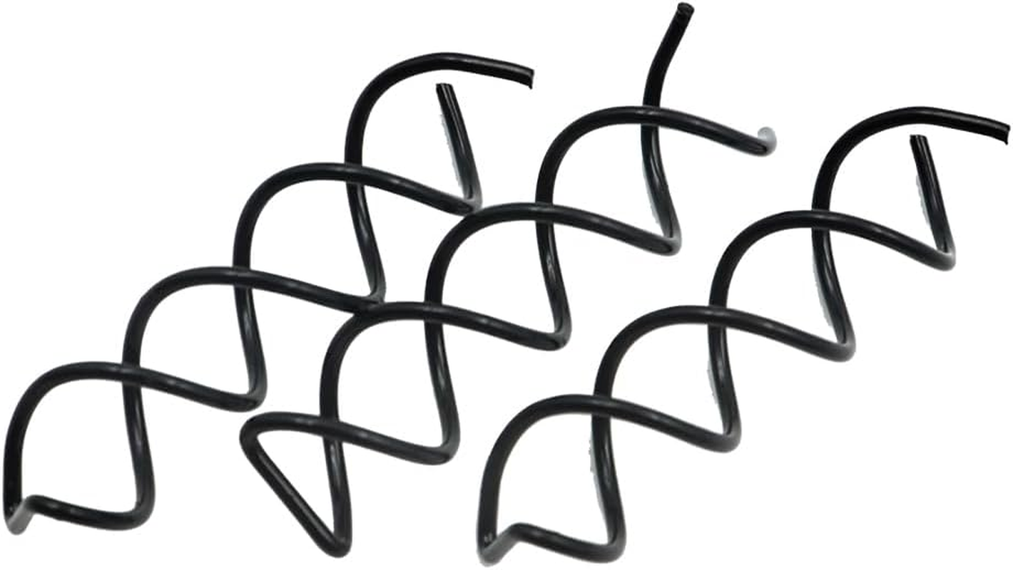 ANCLLO 20 Pcs Black Spiral Hair Pin Rotating Hair Pin Twist Hair Pin Bun Stick Pick DIY Hairstyles image number 1