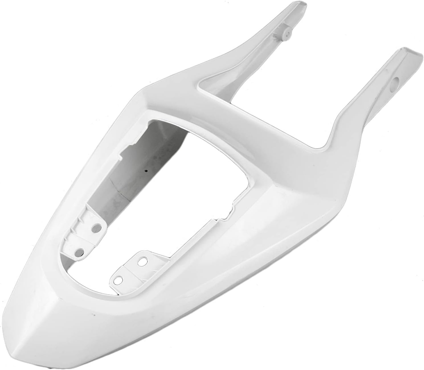 LESANGBAIHUODIAN Unpainted White ABS Motorbike Rear Tail Fairing Cowl Cover Bodykit Fit for Suzuki GSXR600 GSXR750 2003 2004 /GSXR 600 750 03 04