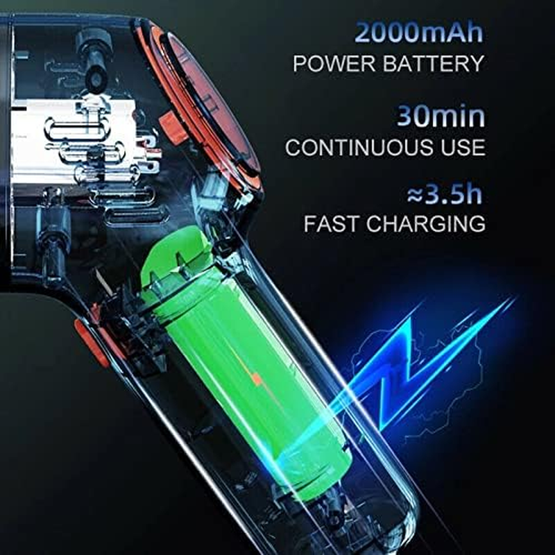 8000Pa Car Vacuum Cleaner Suction Cordless Handheld Rechargeable Portable Duster image number 3