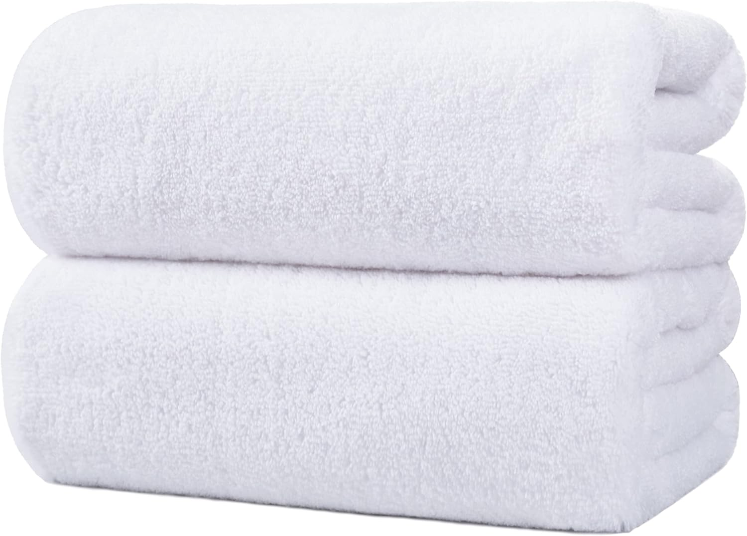POLYTE Quick Dry Lint Free Microfiber Bath Sheet, 35 X 70 In, Pack of 2 (Beige) image number 3
