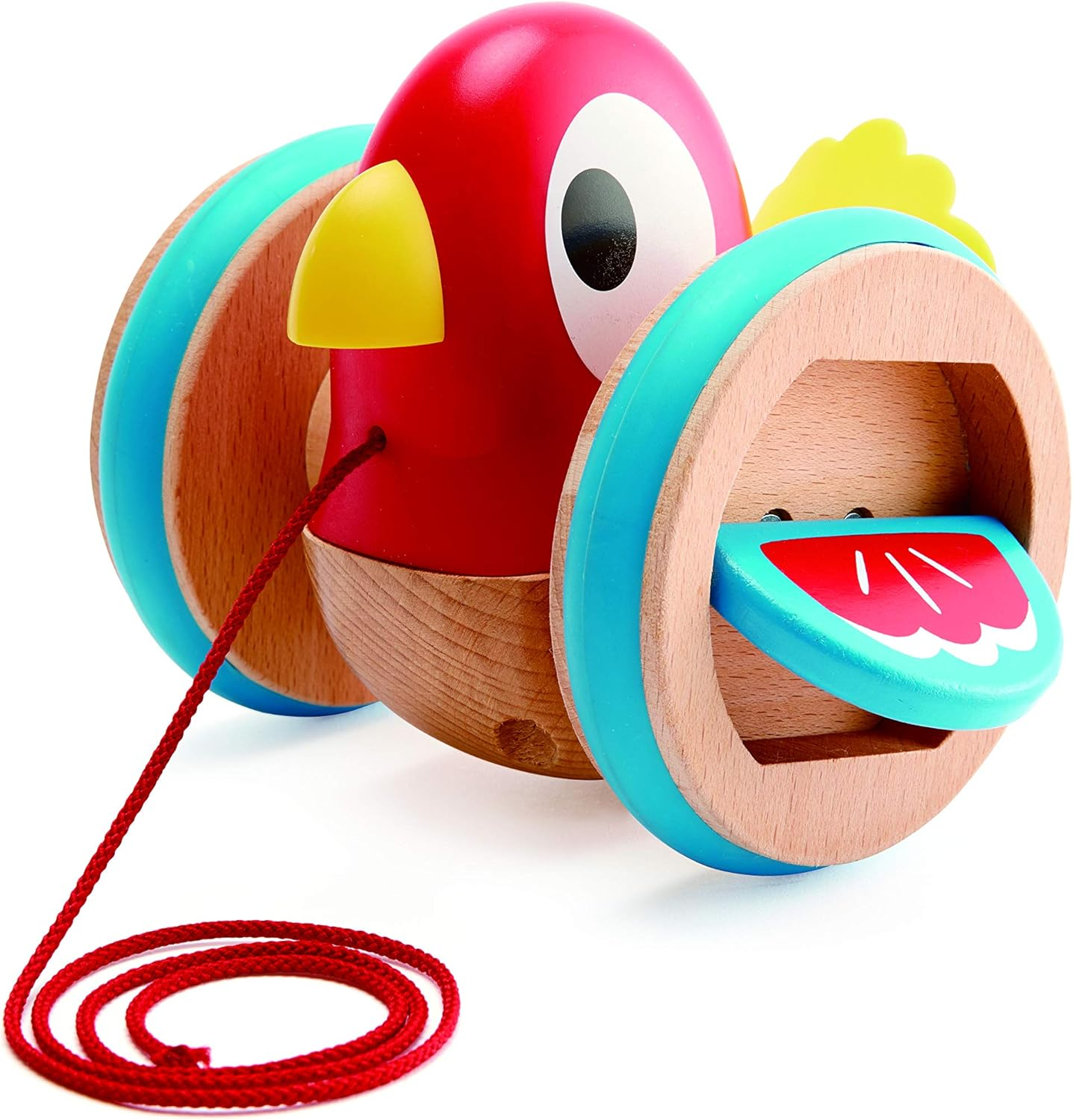 Hape Pull along Bird Outdoor Learning Activity Kids/Toddler Fun Play Toy 12M+ image number 1