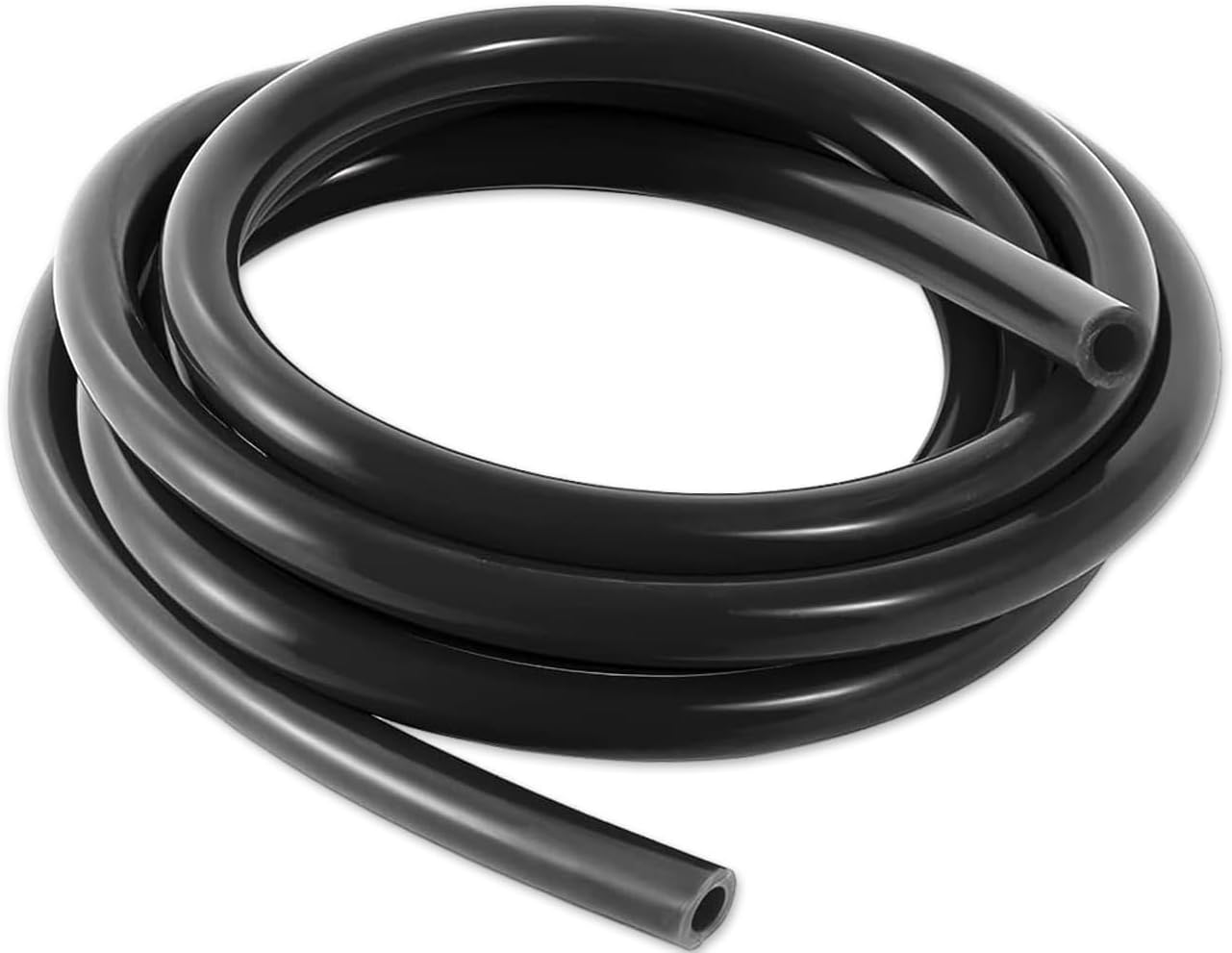 Silicone Vacuum Tubing Hose Line, 10 Ft 1/4" (6Mm) Inner Diameter Hose, Auto Replacement Vacuum Hose Line for Vehicle Radiator, Black image number 3