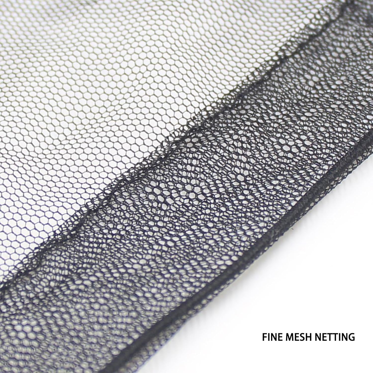 Fly and Bug Protection Head Net 2 Pack Ultra Large and Long Extra Fine Holes for Camping Hiking Fishing Safari Fits All Hats for Men and Women Fly Nets for Head