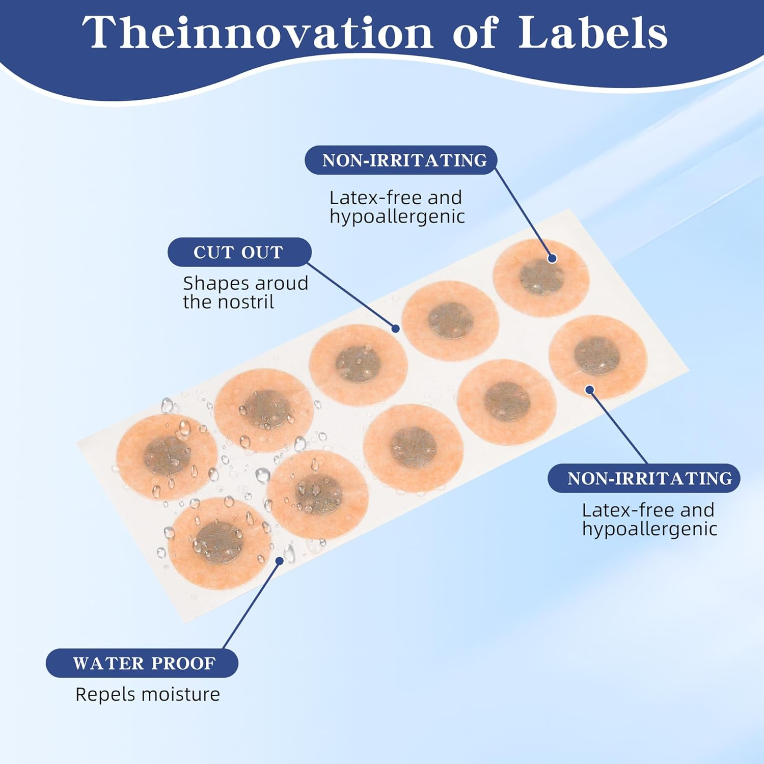 Globalshop Magnetic Breathing Nasal Strip (30 Pairs) - Skin Safe,Reduce Snoring,Improve Sleep Quality,Anti-Snoring Equipment for Home, Travel, Helps Long-Lasting Stop Snoring image number 4