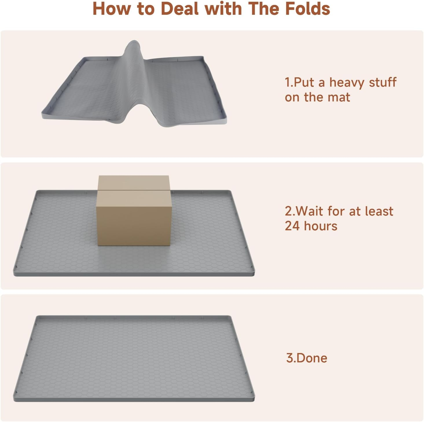 Pawinner 22"X31.5" Cat Litter Mat, Heavy-Duty Waterproof Litter Trapping Mat, Non-Slip Floor Protector for Litter Box Area, Easy to Clean for Small/Large Cats image number 4