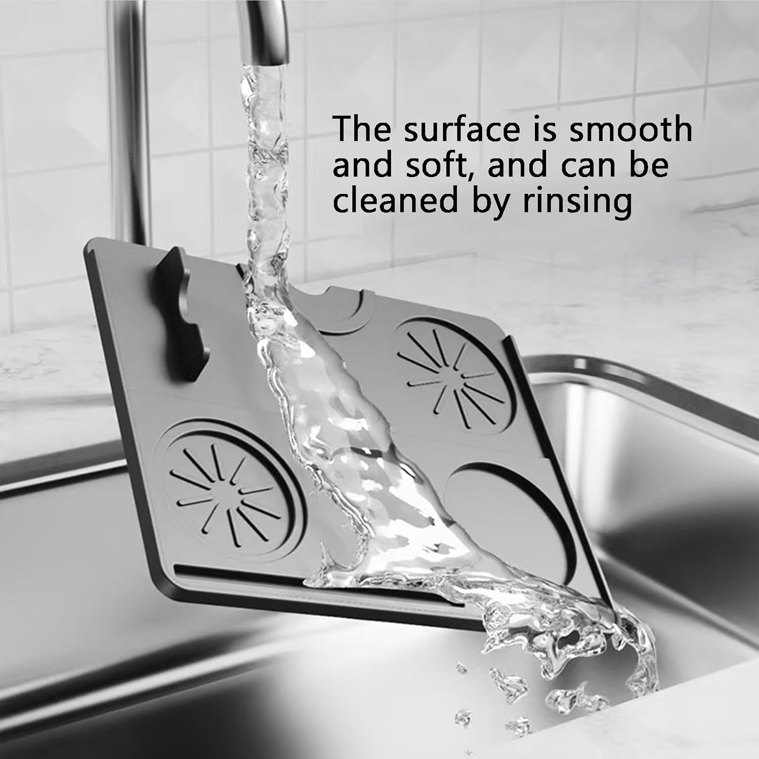 Espresso Coffee Mat, Food Grade Silicone Coffee Tamping Mat, Espresso Tamper Parafilter Distributor Organizer, Non-Slip Espresso Tamping Station Mat for Baristas Home Kitchen Bar Coffee Shop (Black) image number 4