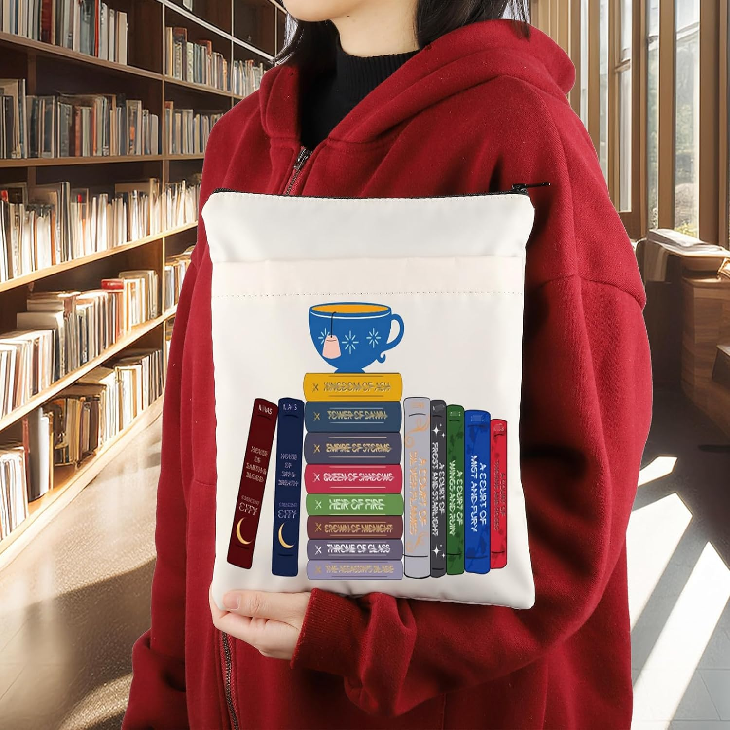 KEYCHIN Velaris City of Starlight Novel Inspired Book Sleeve Booktok Bookbestie Gift Novel Series Book Cover Protector for Bookish Bookaholic (Kingdom of BS)