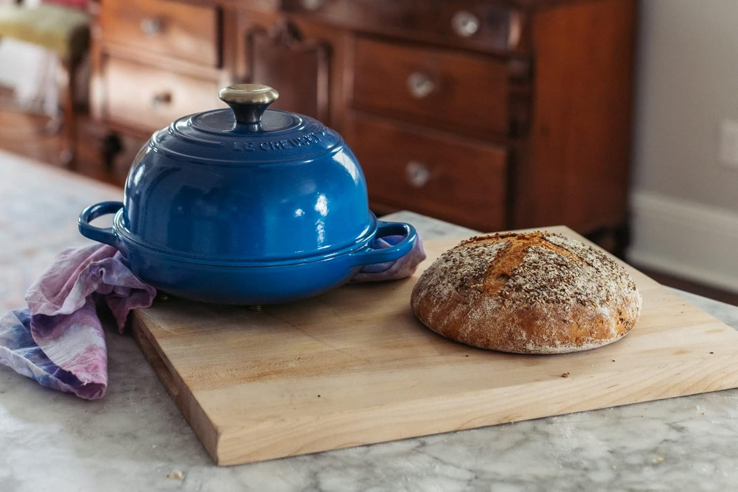 Le Creuset Enameled Cast Iron Bread Oven, Marseille image number 6