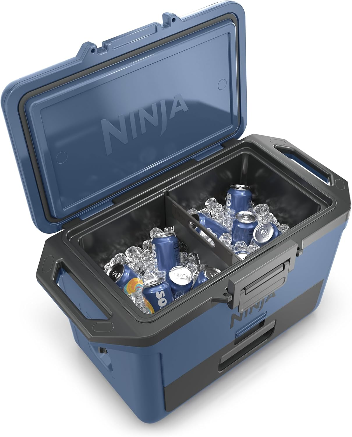 Ninja Frostvault Hard Cooler with Dry Zone, Lakeshore Blue, 47 Litre Capacity image number 6