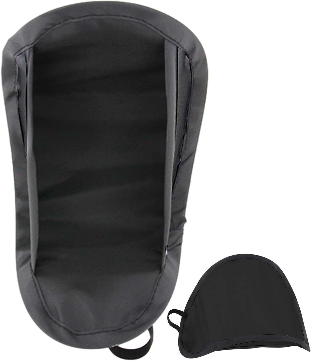 Phone Umbrella for Sun | Phone Sun Shade | Shield for Cell Phones, Stand, Mobile Holder, Glare Blocking, Car, Motorcycle, Bike - Black image number 2