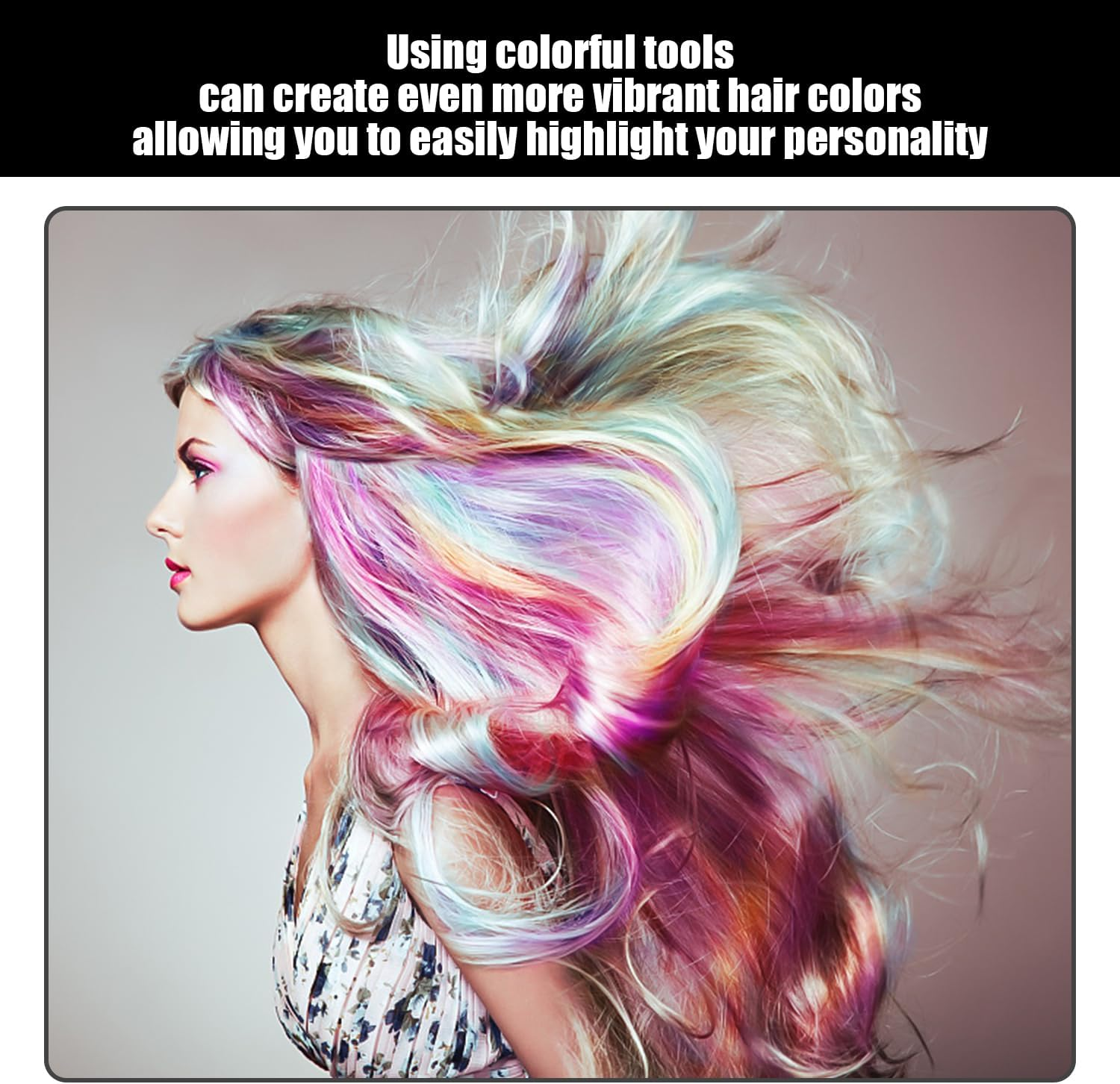 6 Hair Pieces Comb, Hair Dye Mug, Hairstyle Making Tools, Children'S Style Comb, Creative Hair Salon Tools image number 1