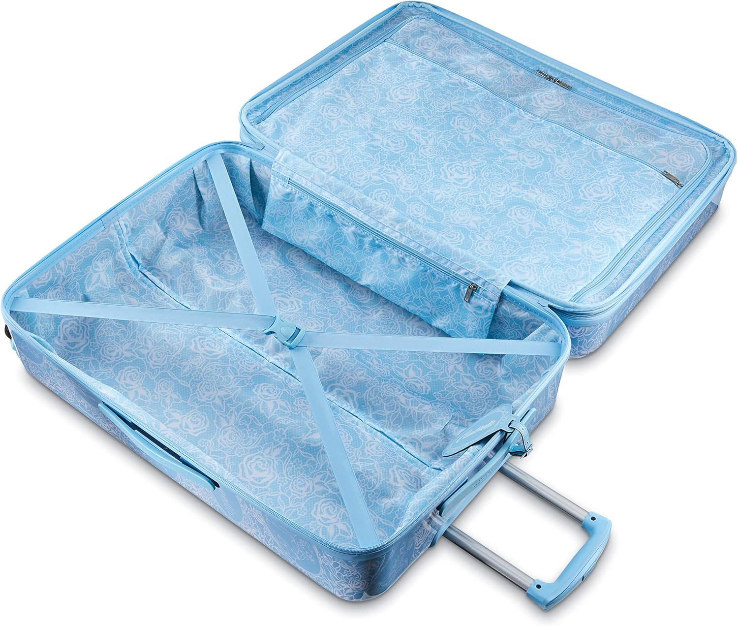 American Tourister Disney Hardside Luggage with Spinner Wheels, Light Blue, Carry-On 21-Inch, Disney Hardside Luggage with Spinner Wheels image number 6