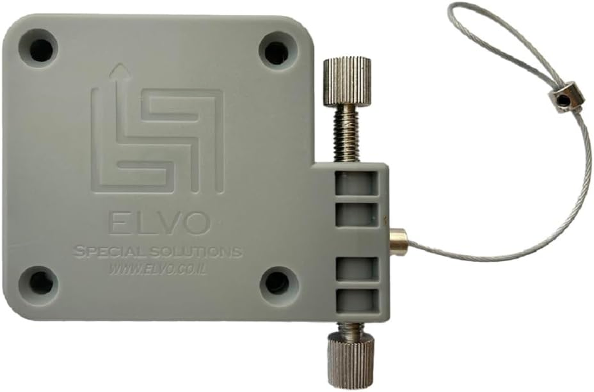 Lily'S Home Automatic Door Closer - Sliding Screen Auto Door Closer. Storm, Gate, Windows and Cabinet Doors Closer, Punch-Free and with Full Control on the Closure Speed and Strength. (2 Pack - White)