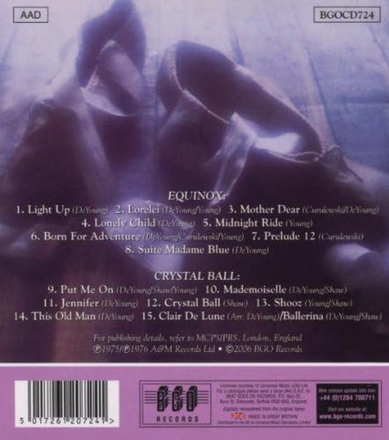 Equinox / Crystal Ball (Remastered) image number 1