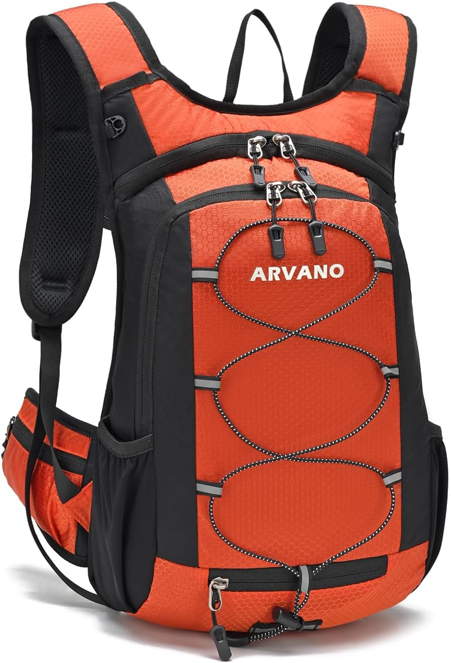 Bicycle Backpack Lightweight Ski Backpack Small Hiking Backpack MTB Bicycle Backpacks 15L Multifunctional Running Backpack for Men and Women