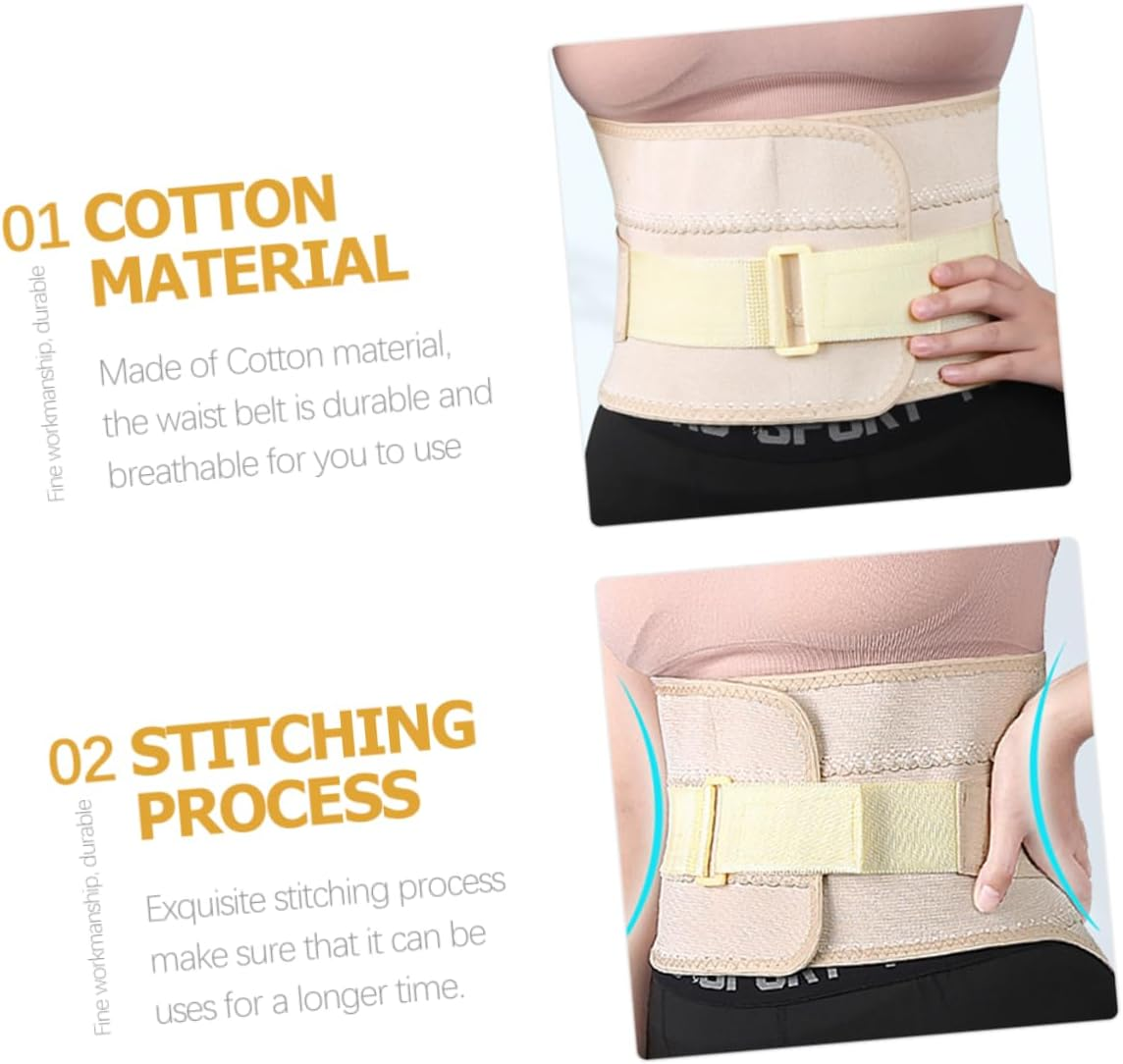 Postpartum Belly Girdle Breathable Waist Trainer for Women Support Band Abdominal Shaping Corset for Postnatal Fitness Activities Pink image number 3