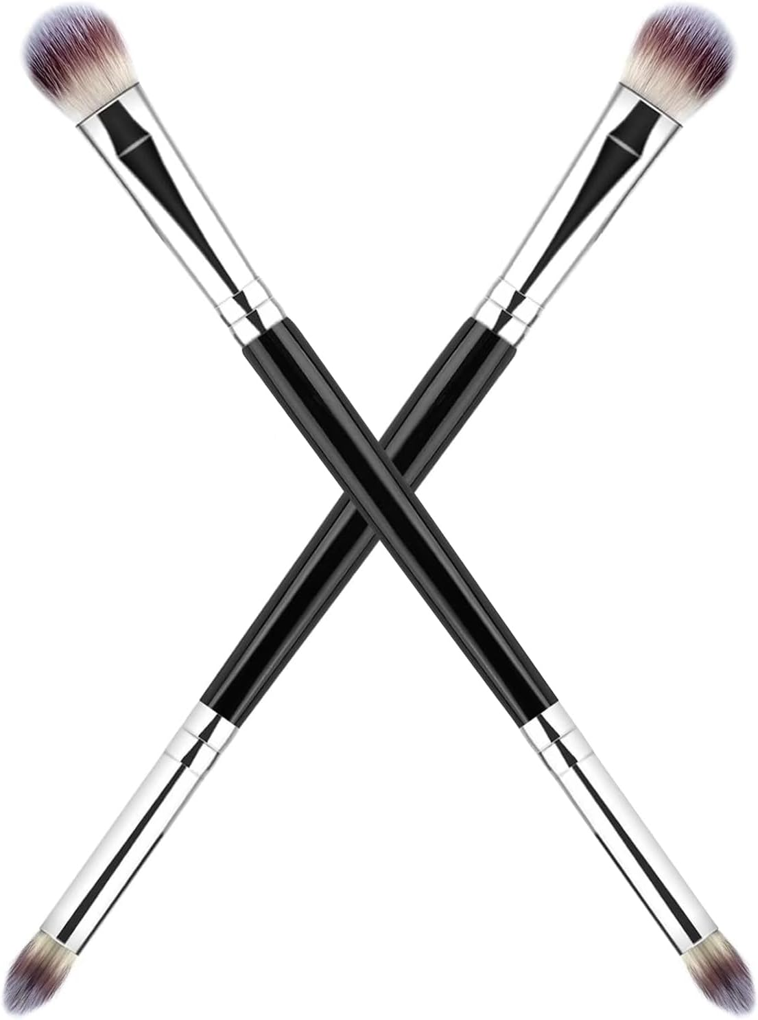 Eyeshadow Brush Eye Makeup Brush Professional Blending Eyeshadow Makeup Brushes for Concealer Eyebrows Eyeliner Soft Hairs Makeup Tool (Black-Eb02)