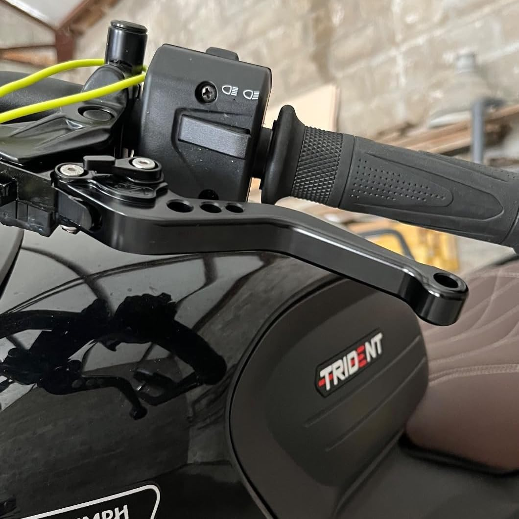 ESPEEDMTC for Yamaha MT-09 / SP 2021-2023 Modified CNC Aluminum Alloy 6-Stage Adjustable Short Brake Clutch Lever Accessories (Red) image number 2